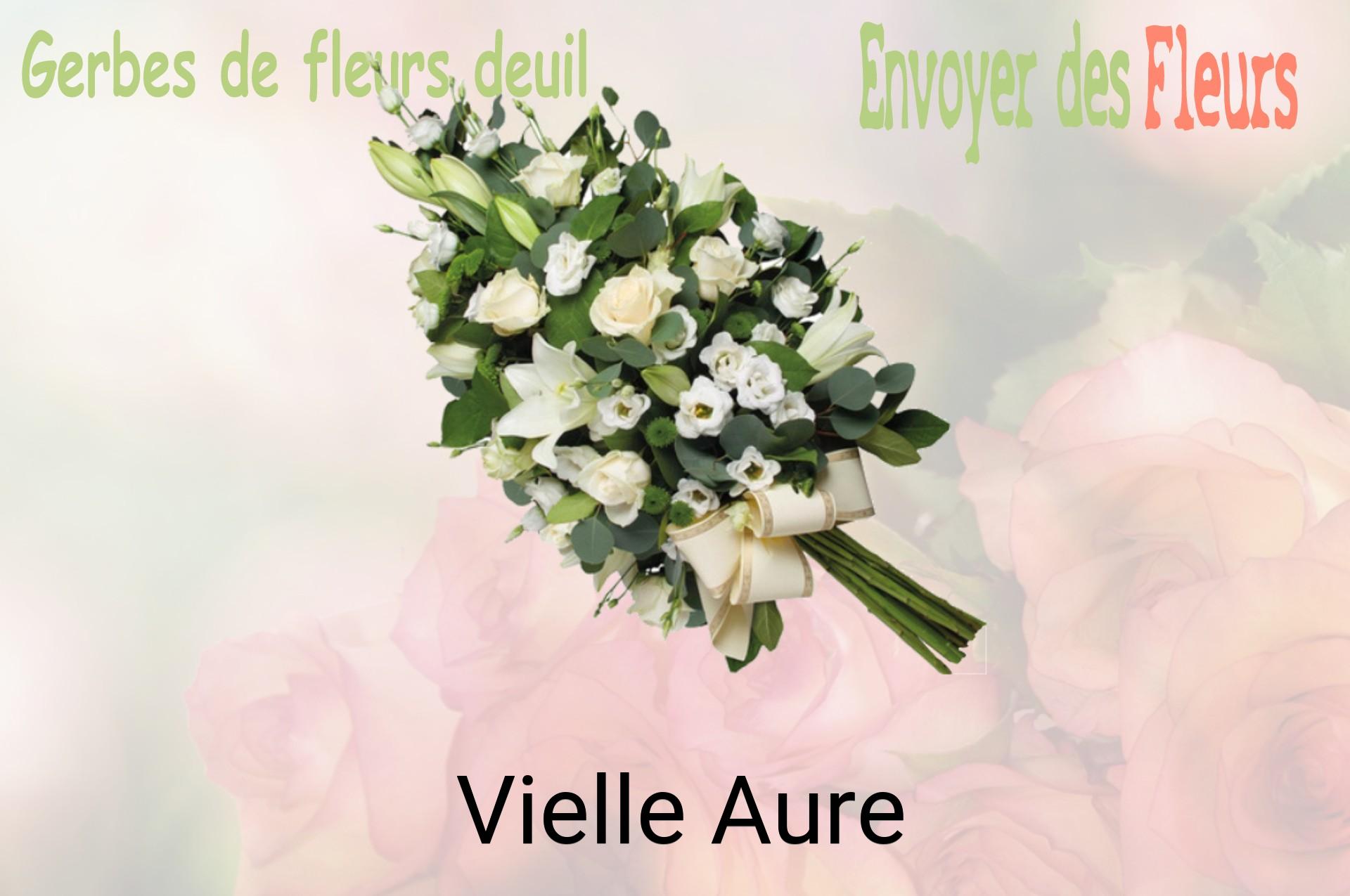 Gerbe de fleurs de deuil livrée à Vielle-Aure